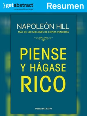 cover image of Piense y hágase rico (resumen)